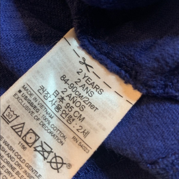 GAP Easter Dinosaur Blue T-shirt 2 EUC Short Sleeves - Picture 9 of 9